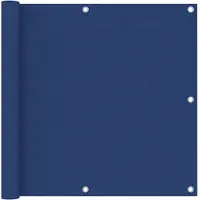 vidaXL Balkon privacy scherm, blauw, 90x600 cm, Oxford-stof