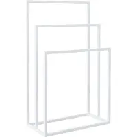 vidaXL Handdoekenrek vrijstaand 48x24x79 cm ijzer wit