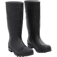vidaXL Regenlaarzen maat 41 PVC zwart