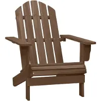 vidaXL Tuinstoel, hout, bruin