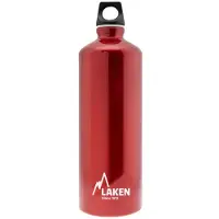 Laken Oranje duurzame drinkfles 1 liter van gerecycled aluminium, gemaakt in Europa