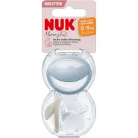 Nuk Fopspeen Mommyfeel Blauw Grijs 2stk 9mnd