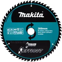 Makita accessoires Afkort-/Tafelzaagblad Hout Efficut | 260x30x2,15 mm | 60T | 10g - E-29549