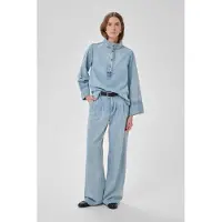 My Essential Wardrobe Blouse 'HilmaMW 171' blauw denim