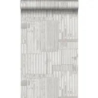 Origin Wallcoverings behang industriële golfplaten 3D gebroken wit - 347619 - 53 cm x 10,05 m