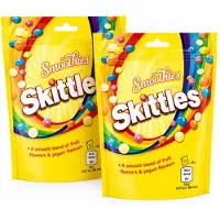 Skittles Smoothies - zachte romige snoepjes met fruitsmaak - 2 stuks