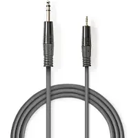 Ginza.se Stereo-Audiokabel | 6,35 mm Male | 3,5 mm Male | 1.5 m | 1 stuks - COTH23205GY15 COTH23205GY15