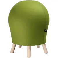 Topstar Kruk Sitness Alpine, met ingebouwde gymnastiekbal, bekleding 75% scheerwol, groen