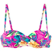 LASCANA Bikinitop lichtblauw / geel / donkergroen / pink