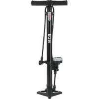 R2B Fietspomp met Drukmeter - Dubbele Ventielkop - Ook voor Ballen & Luchtbed - Stevig en betrouwbaar