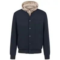 Bugatti Herren Sweatjack met sportieve collegekraag