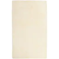vidaXL Hoogpolig vloerkleed NAVARRA 60x100 cm polyester crèmekleurig