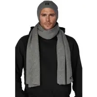 Jack & Jones Heren JACBOCHUM Muts- en sjaal set Grijs One Size Volwassenen 2-in-1 Winterset