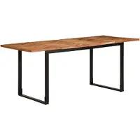 vidaXL Eettafel 180x90x75 cm massief acaciahout