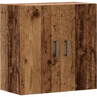 vidaXL Wandkast 60x31x60 cm bewerkt hout oud houtkleurig