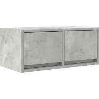 vidaXL TV-meubel 60x31x25,5 cm bewerkt hout betongrijs