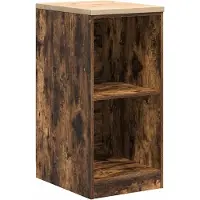 vidaXL Garagekast 40x51x85 cm massief grenenhout gerookt eiken