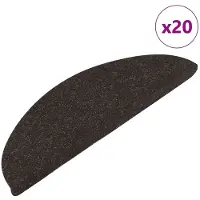 vidaXL Trapmatten zelfklevend 20 st 65x22,5x3,5 cm zwart