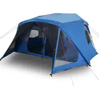 vidaXL Familietent voor 10 personen, blauw, snelle opzet, waterdicht