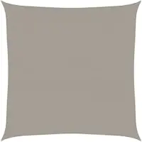 vidaXL Zonnezeil 160 g/m² vierkant 4,5x4,5 m HDPE lichtgrijs