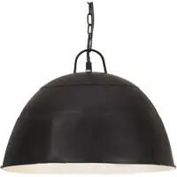 vidaXL Hanglamp industrieel vintage rond 25 W E27 41 cm zwart