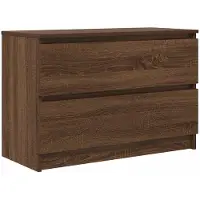 vidaXL Tv-meubel 80x35x54 cm spaanplaat bruin eikenkleurig