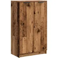 vidaXL Schoenenkast 59x35x100,5 cm bewerkt hout oud houtkleurig