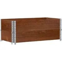 vidaXL Plantenbak 100x50 cm massief grenenhout bruin