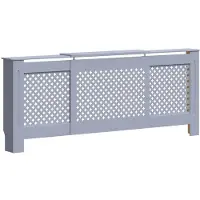 vidaXL Hondenkennel in meubelstijl, wit, 55x75x65 cm, van houtvezel