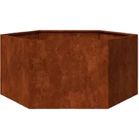 vidaXL Plantenbak roestig 90x90x45 cm cortenstaal
