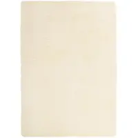vidaXL Hoogpolig vloerkleed NAVARRA 240x340 cm polyester crèmekleurig