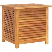 vidaXL Tuinbox met jaloezieën 60x50x56 cm massief acaciahout