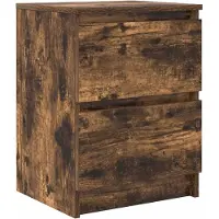 vidaXL Tv-meubel 40x35x54 cm spaanplaat gerookt eikenkleurig