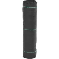 vidaXL Worteldoek 0,5x25 m polypropeen zwart