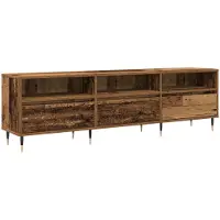 vidaXL TV Kast 150 x 30 x 45 cm Oud Hout Bewerkt hout