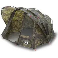 vidaXL Vistent 5-persoons waterdicht camouflage
