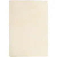 vidaXL Hoogpolig vloerkleed NAVARRA 200x290 cm polyester crèmekleurig