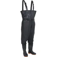 vidaXL Waadpak met laarzen en riem maat 42 zwart