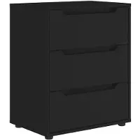 vidaXL Dressoir VISNES 60x40x73 cm bewerkt hout zwart