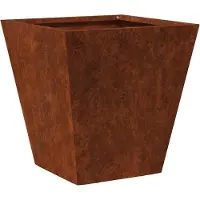 vidaXL Plantenbak 30x30x30 cm weervast staal