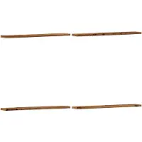 vidaXL Wandschappen 4 st 60x20x1,5 cm bewerkt hout oud houtkleurig