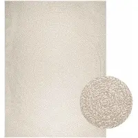 vidaXL Vloerkleed ZIZUR room binnen en buiten 240x340 cm jute look