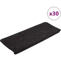 vidaXL Trapmatten zelfklevend 30 st 65x24,5x3,5 cm antraciet