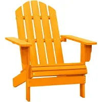 vidaXL Tuinstoel Adirondack massief vurenhout oranje