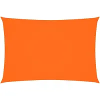 vidaXL Zonnescherm rechthoekig 3x5 m oxford stof oranje