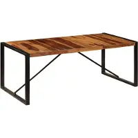 vidaXL Eettafel 200x100x75 cm massief acaciahout