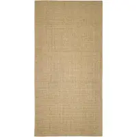 vidaXL Vloerkleed 100x200 cm natuurlijk sisal