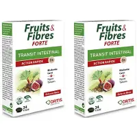Ortis Fruit & Vezels Forte 2x24 St Tabletten