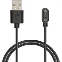 Kwmobile USB-oplaadkabel geschikt voor CMF Watch Pro 2 / Watch 3 Pro kabel - Laadkabel voor smartwatch - in zwart