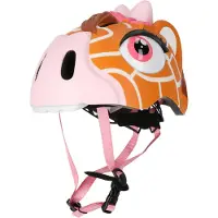 Crazy Safety Giraffe, fietshelm, junior, bruin